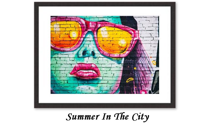 Summer In The City Framed Print